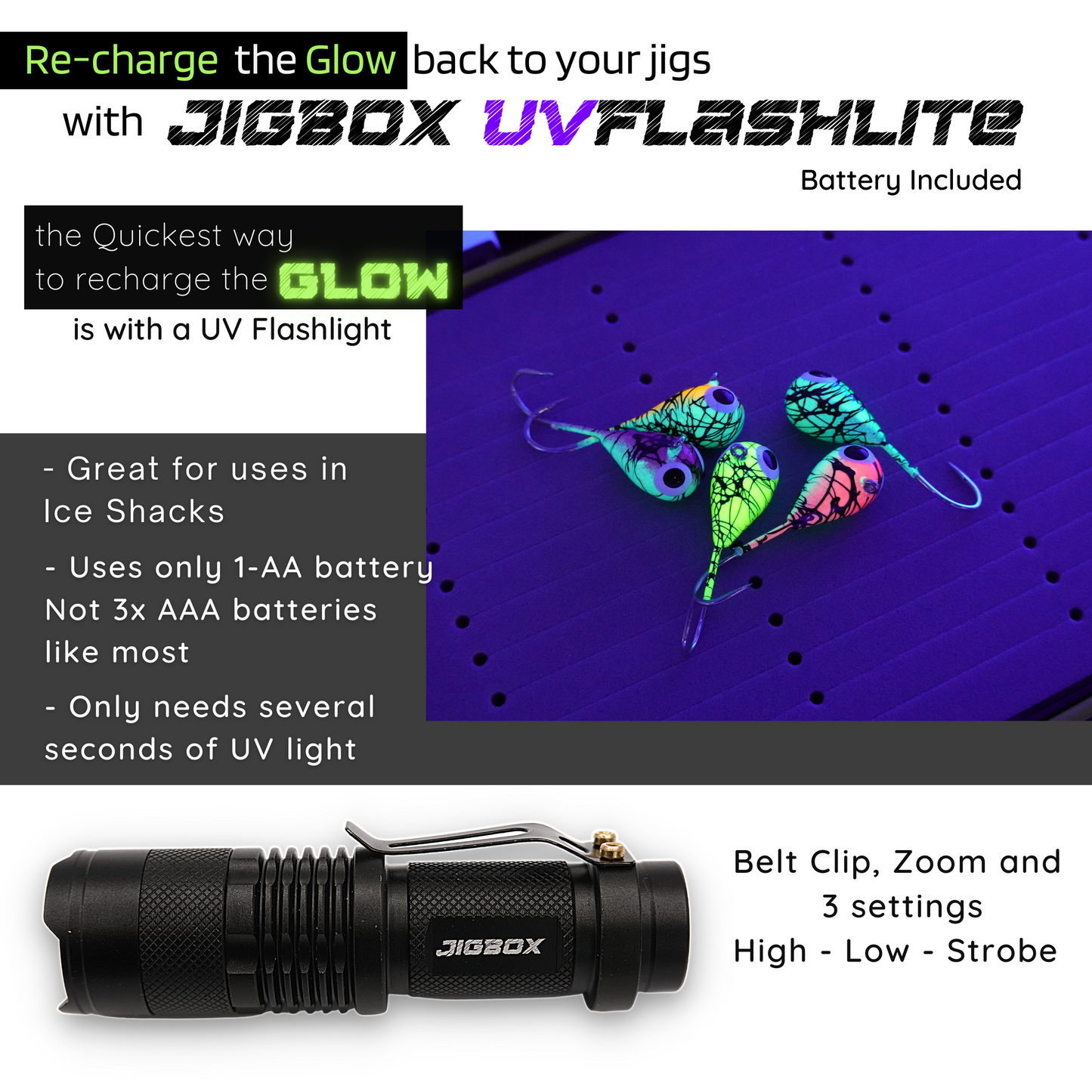 JIGBOX - UV Flashlite